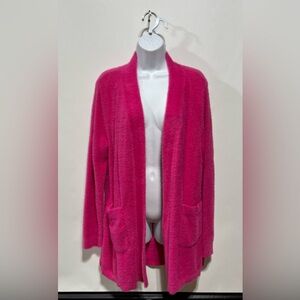Isaac‎ Mizrahi Pink Women's Cardigan Sweater Size Large